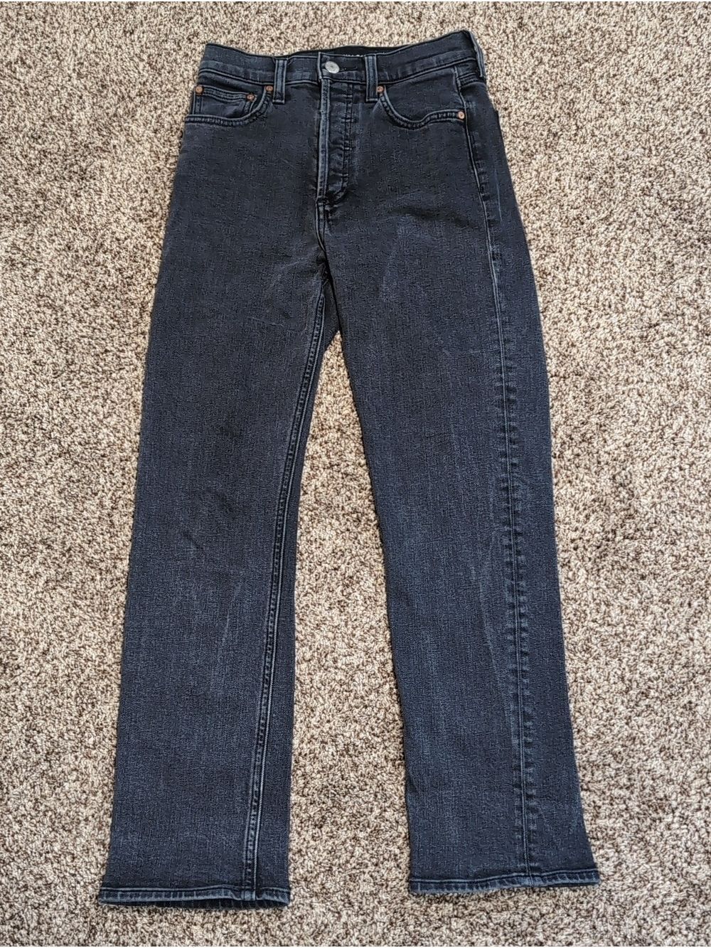 Denim Forum The Arlo High Rise Straight Size 24